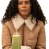 Next Gen NYC S02 Ava Dash Shearling Leather Jacket
