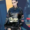 Aviella Winder Black Leather Jacket For Sale