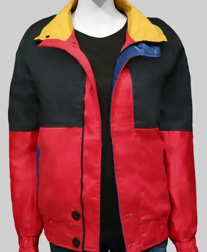 Ayesha Madon TV Series Heartbreak High 2026 Amerie Wadia Colorblock Racing Jacket