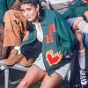 Ayesha Madon TV Series Heartbreak High 2026 Amerie Wadia Green Cotton Jacket