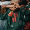 Ayesha Madon TV Series Heartbreak High 2026 Amerie Wadia Green Cotton Jacket Back View