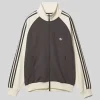 Beauty and Youth x Adidas VTG Fleece Track Jacket Front View