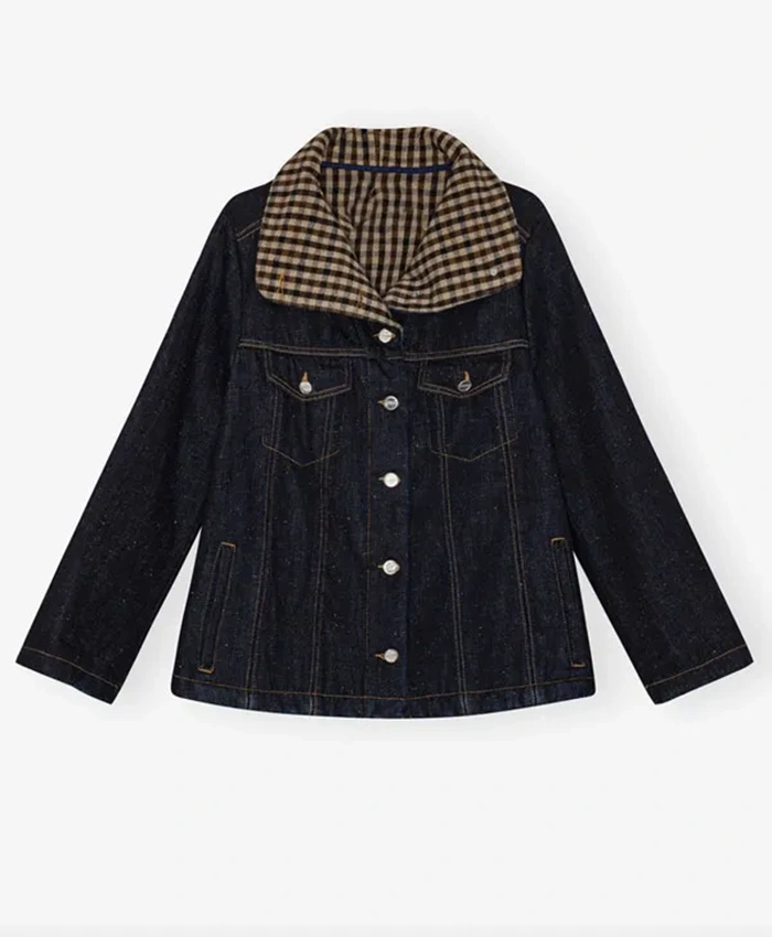 Beck TV Series Furious 2026 Chloe Troast Blue Denim Jacket Front View