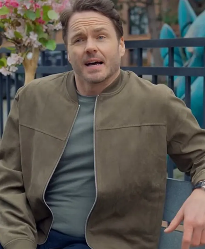 Ben Movie All’s Fair in Love and Mahjong 2026 Paul Campbell Brown Bomber Jacket