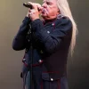 Biff Byford Bloodstock Festival 2026 Double Breasted Black Military Coat