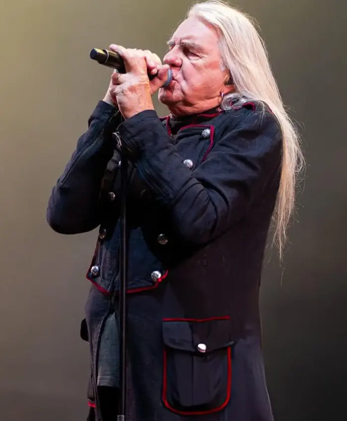 Biff Byford Bloodstock Festival 2026 Double Breasted Black Military Coat