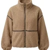 Brianna TV Series Double Lives of Suburban Wives 2026 Brown Sherpa Jacket