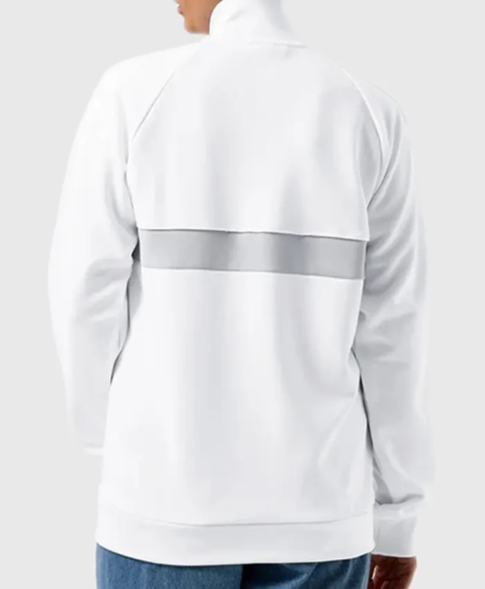 Buy 26 27 NFFC Walk-Out Adidas White Zip-Up Track Jacket Back