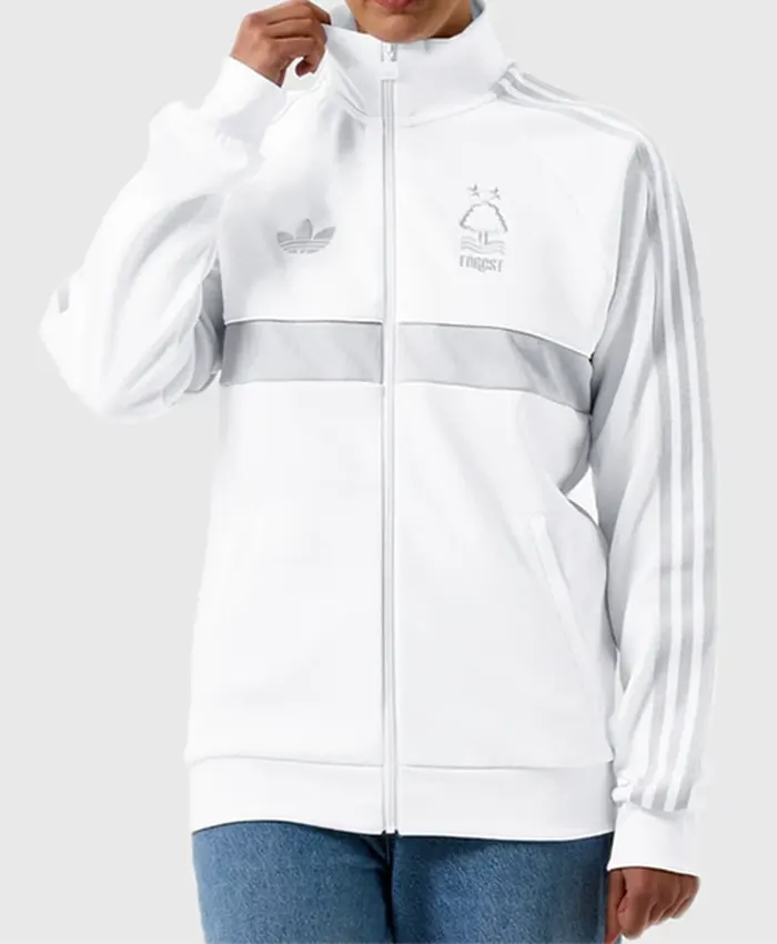 Buy 26 27 NFFC Walk-Out Adidas White Zip-Up Track Jacket