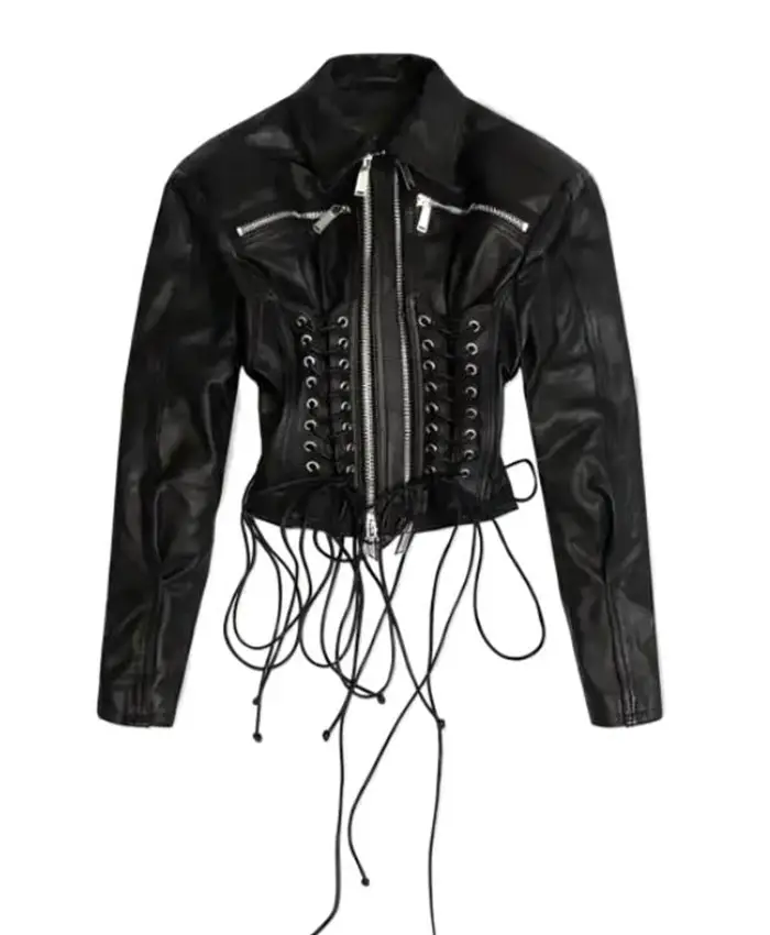 Buy Americas Got Talent S21 Normani Black Fitted Leather Jacket On Sale