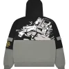 Buy Animated Series Samurai Champloo Black and Grey Utility Hooded Jacket