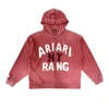 Buy BTS ARIRANG NY Red Zip-Up Hooded Jacket Front Side