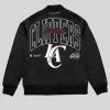Buy BTS SUGA Clippers Glitch Black Bomber Jacket On Sale