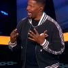 Buy Beat Shazam Jamie Foxx Black Varsity Jacket Side View