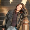 Buy Belle Mariano Sydney 2026 Black Leather Jacket For Women