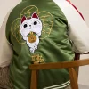 Buy BoxLunch Exclusive Dandadan Turbo Granny Bomber Jacket For Men and Women Back View