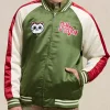 Buy BoxLunch Exclusive Dandadan Turbo Granny Bomber Jacket For Men and Women Front View
