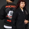 Buy Cakeworthy 2026 Disney Mickey Mouse Vampire Black Wool Varsity Jacket For Sale