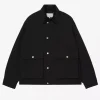 Buy Carhartt Wip Quentin 2026 Black Cotton Jacket Front