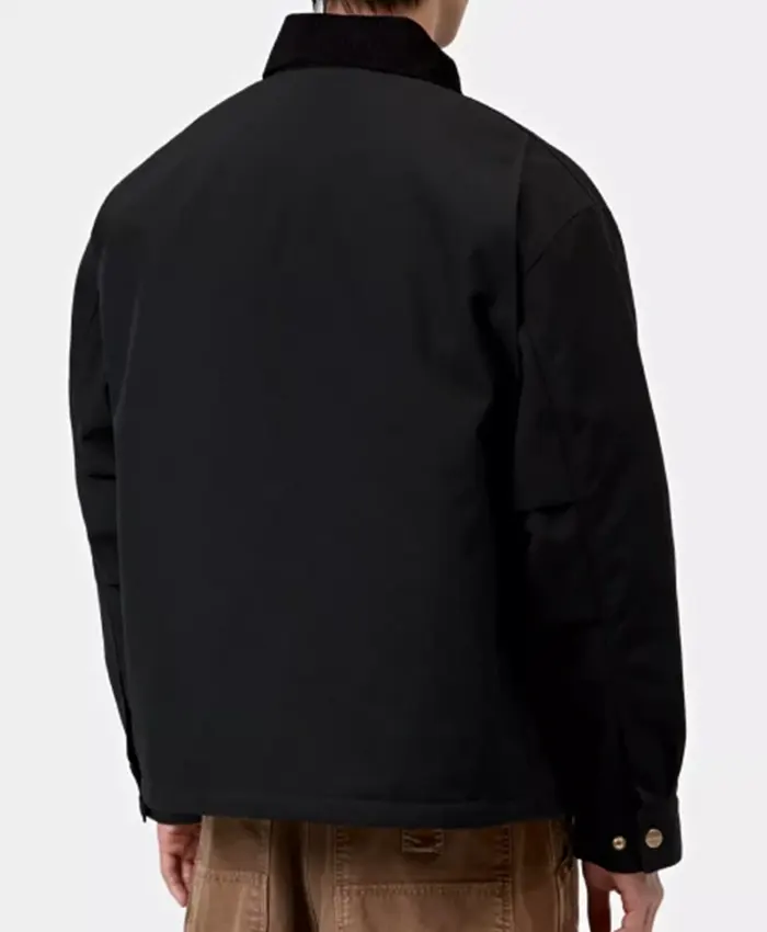 Buy Carhartt Wip Quentin 2026 Black Cotton Jacket On Sale