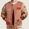 Buy Colm Dillane Starbucks And KidSuper Team PSL Varsity Jacket Front View