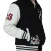 Buy Deals On Disney Mickey Mouse Logo Letterman Varsity Jacket Black