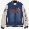 Buy Disney Mickey Mouse Baseball Blue and Beige Denim Bomber Jacket