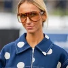 Buy Guiomar Machaz Copenhagen Fashion Week 2026 Blue Polka Dot Utility Jacket