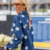 Buy Guiomar Machaz Copenhagen Fashion Week 2026 Blue Polka Dot Utility Jacket Back