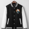 Buy Halloween Michael Myers Safety A Sitter’s Guide Black and White Varsity Jacket
