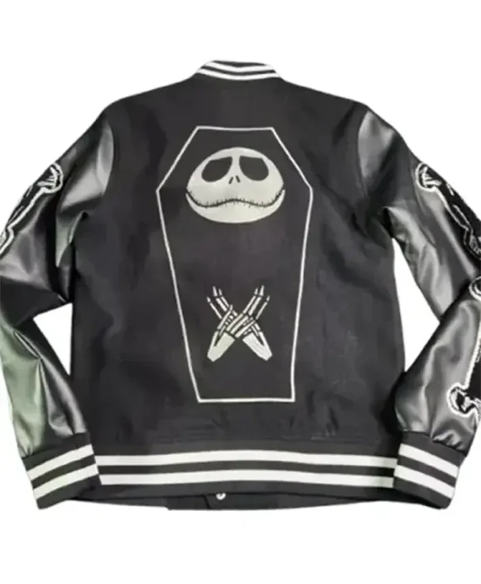 Buy Halloween The Pumpkin King Varsity Black Jacket at Discounted Price