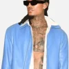 Buy Jordan Clarkson Willy Chavarria Paris Show 2026 Light Blue Jacket