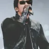 Buy Jungkook BTS ARIRANG World Tour Baltimore Black Leather Vest Front View