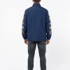 Buy Lana Del Rey Racing Stripe Patches Blue Jacket Back
