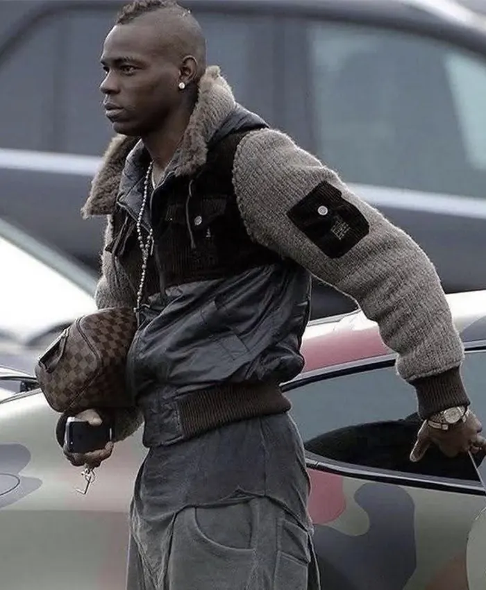 Buy Mario Balotelli Dolce & Gabbana Corduroy Hooded Blouson Jacket