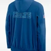 Buy NFL Indianapolis Colts Rivalries Sideline Nike Blue Hooded Half Zip Anorak Jacket On Sale