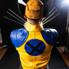 Buy Rivals Wolverine Yellow and Blue Leather Cosplay Jacket