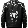 Buy Spider-Man Symbiote Halloween Black Spider Web Bomber Cosplay Jacket On Sale