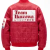 Buy TEAM IKUZAWA 45th Anniversary Friends & Family Bomber Jacket Red Back