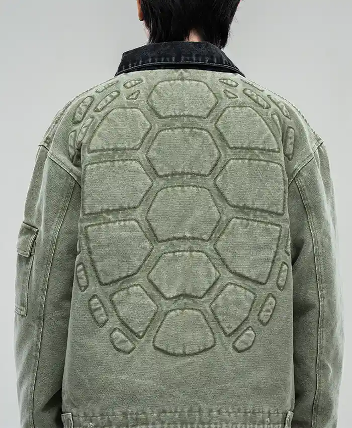 Shop Neptun x Teenage Mutant Ninja Turtles Green Jacket - Oskar Jacket