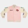 Buy The Powerpuff Girls x Cakeworthy Pink and White Varsity Jacket Front