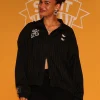 Buy Trinity Rodman Adidas x Willy Chavarria Pinstripe Black Track Jacket For Women On Sale