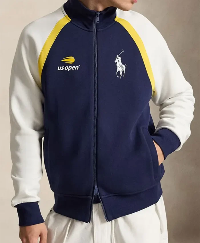 Buy US Open Tennis Championships 2026 Ball Crew Blue and White Track Jacket