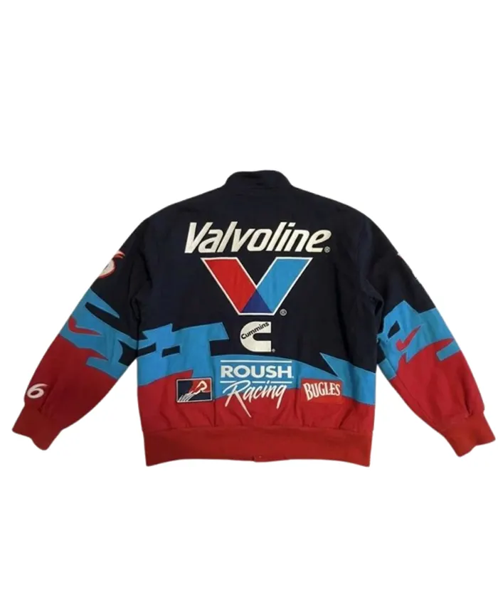 Buy Vintage Mark Martin Valvoline Multicolor Bomber Jacket