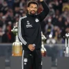 Buy Vozinha Club Colo-Colo Chile 2026 Adidas Black Half-Zip Jacket Front