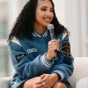 Buy WNBA All-Star Game 2026 Azzi Fudd Custom Coach Blue Bomber Jacket