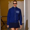 Buy WNBA Alysha Clark 2026 Firebird Blue Full-Zip Coach Jacket On Sale