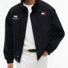 Cadillac F1 Team Tommy Hilfiger Unisex Graphic Flag Full-Zip Jacket Black