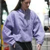 Caitlin Clark Indiana Fever Nike Runway Purple Jacket
