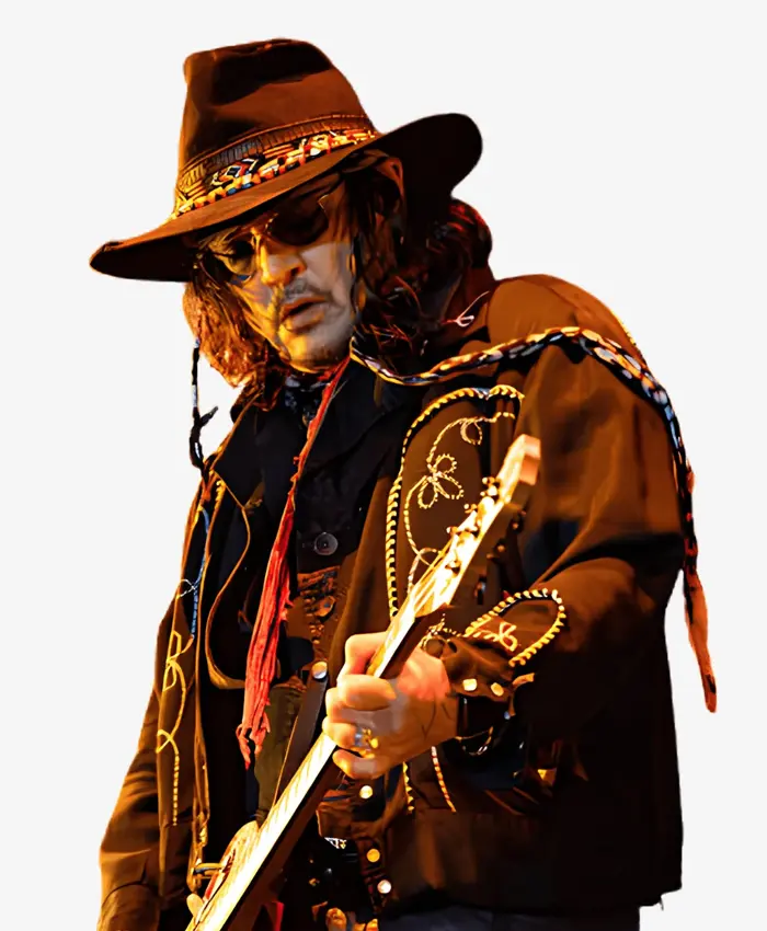 Cardiff Castle 2026 Johnny Depp Hollywood Vampires Black Jacket